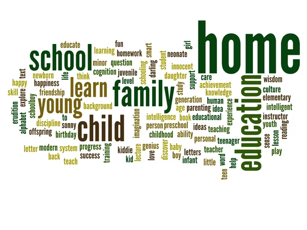 Education abstract word cloud — Stock Photo, Image