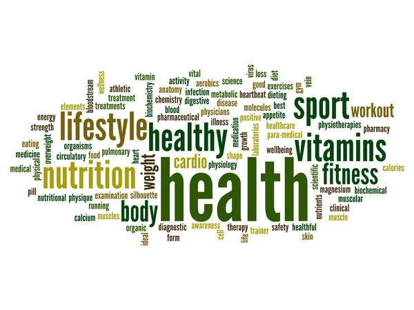 Health word cloud — Stock Photo, Image