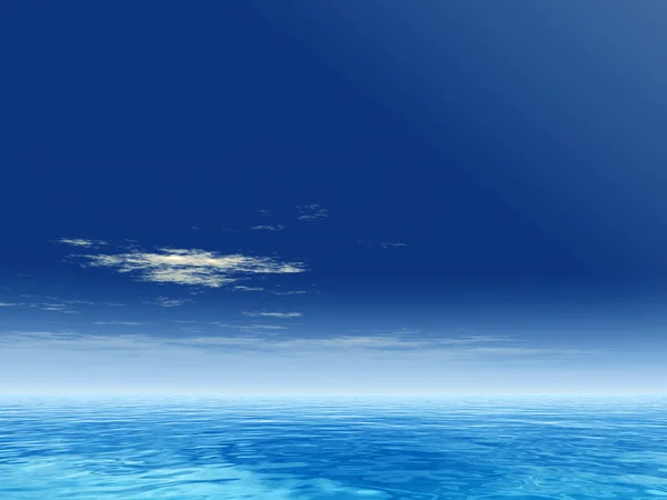 sea or ocean water waves and sky