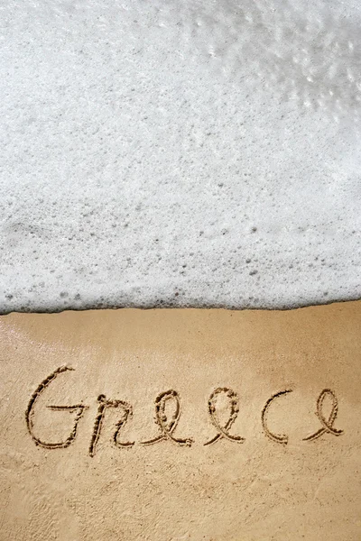 Handskriven text i Grekland — Stockfoto