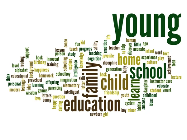 Education abstract word cloud — Stock Photo, Image