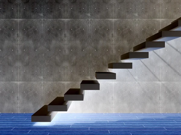 Каменная или бетонная лестница — стоковое фото