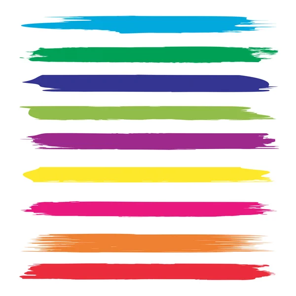 Pennellate creative multicolori — Foto Stock