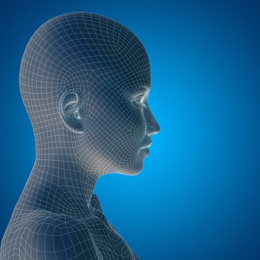 Tel kafes genç insan