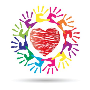 kavramsal kırmızı kalp simgesi