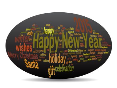 mutlu yeni yıl kelime bulutu