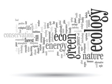 Ekoloji kelime bulutu