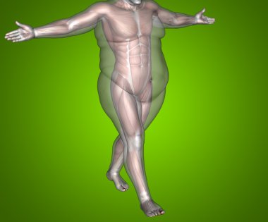 şişman kilolu vs ince adam