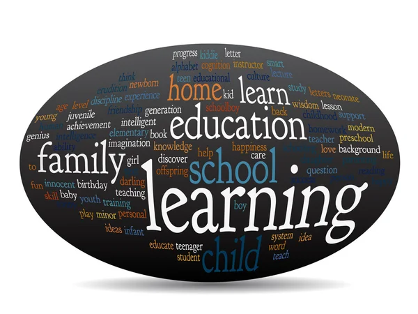 Education abstract word cloud — Stock Photo, Image