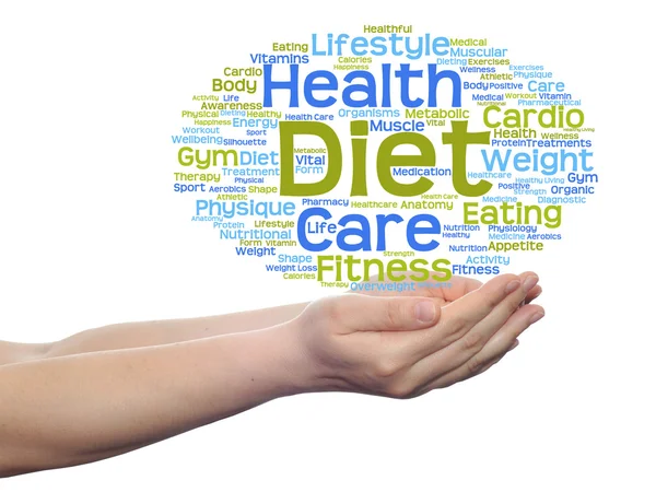 Diet word cloud — Stock Photo, Image