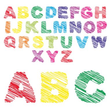 Kroki veya karalama yazı tipi