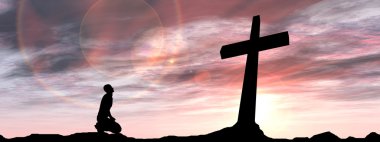 kavramsal siyah çapraz