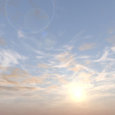 Bir gün batımı veya gündoğumu arka plan