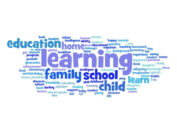 Educación Word Cloud —  Fotos de Stock