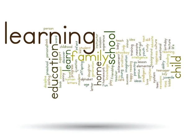 Educación Word Cloud —  Fotos de Stock