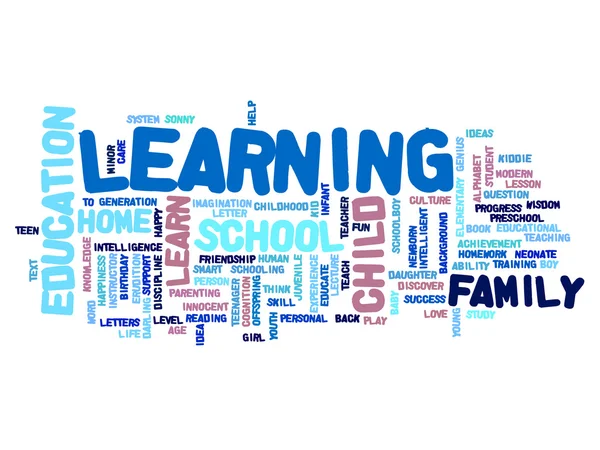 Educación Word Cloud —  Fotos de Stock