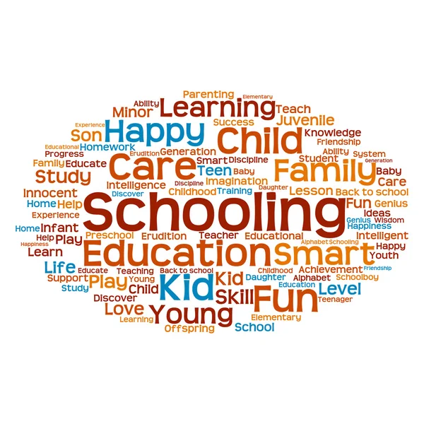 Education abstract word cloud — Stock Photo, Image