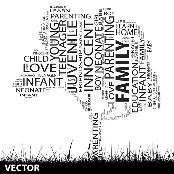 Vektor elméleti oktatás szó felhő — Stock Vector