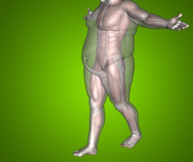 şişman kilolu vs ince adam