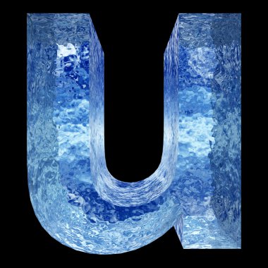 buz yazı tipi bölümü, harf u