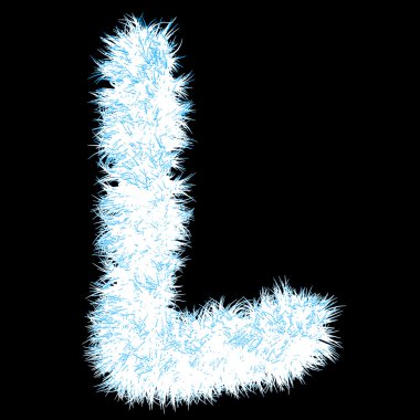 frozen grass  font part