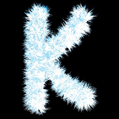 frozen grass  font part