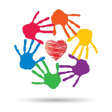 kavramsal kırmızı kalp simgesi