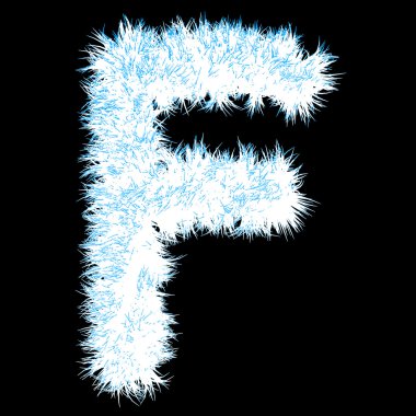 frozen grass  font part