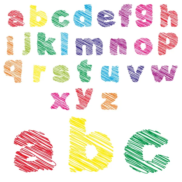 Schiță sau scribble font — Fotografie, imagine de stoc