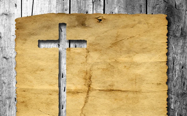 Uma cruz religiosa cristã — Fotografia de Stock