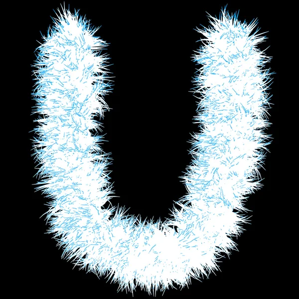 Frozen grass  font part — 图库照片