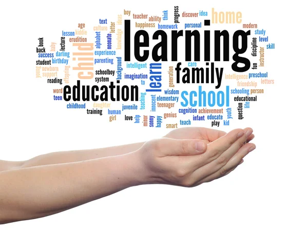 Educación Word Cloud — Foto de Stock