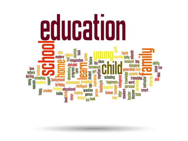 Onderwijs word cloud — Stockfoto