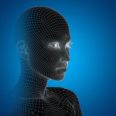 Tel kafes genç insan