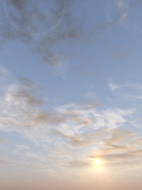 Bir gün batımı veya gündoğumu arka plan