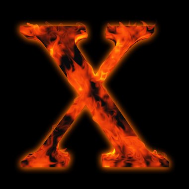 Yanan ateşi yazı tipi