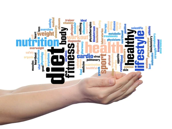 Diet word cloud — Stock Photo, Image