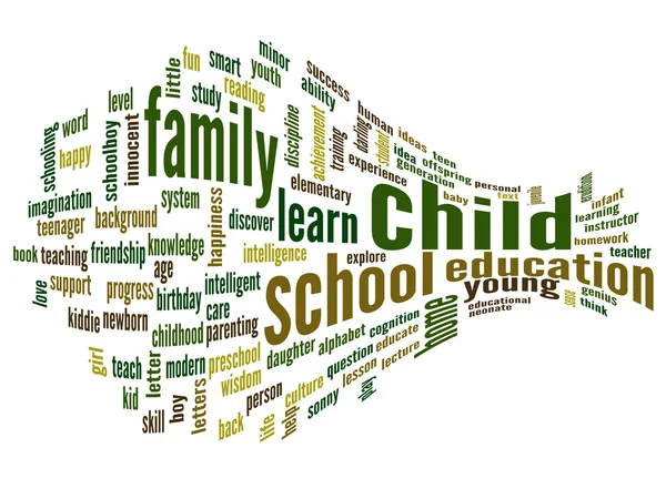 Educação Word Cloud — Fotografia de Stock