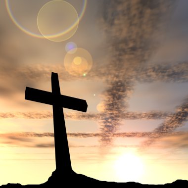 cross or religion symbol