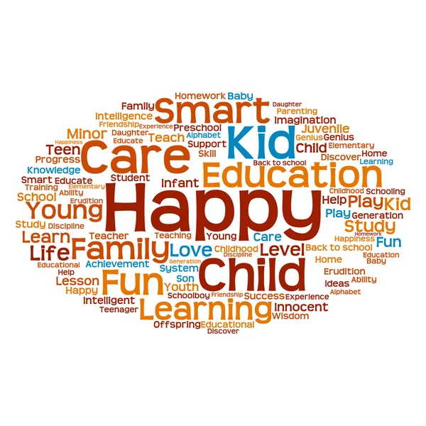 Educación Word Cloud — Foto de Stock