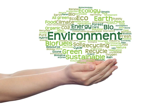 Ecology  word cloud — Stock Photo, Image