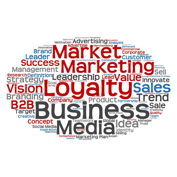 Business word cloud — Stock Photo, Image