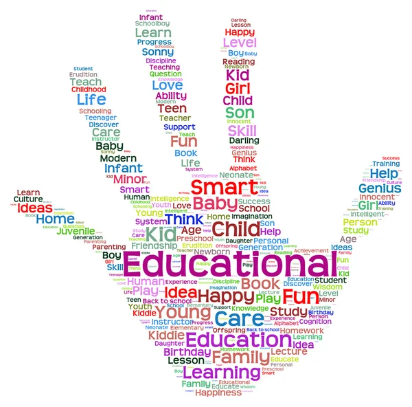 Educación Word Cloud —  Fotos de Stock