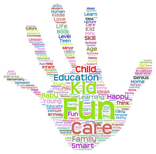 Educación Word Cloud — Foto de Stock