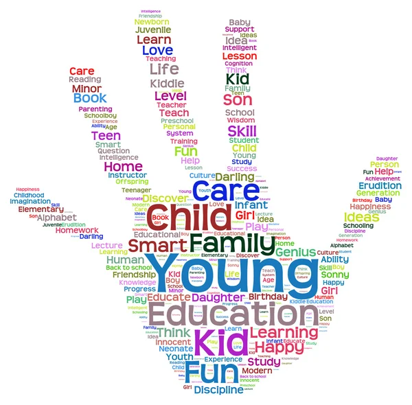 Educación Word Cloud — Foto de Stock