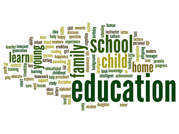 Educação Word Cloud — Fotografia de Stock