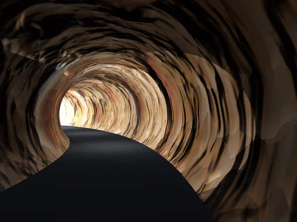 Abstrakter Straßentunnel — Stockfoto