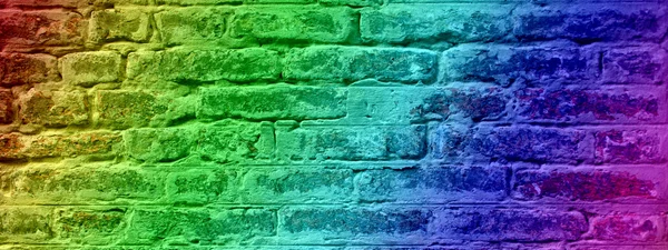 빈티지 지저분한 벽돌 벽 — 스톡 사진