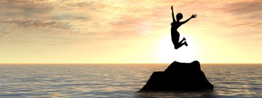 kadını uçurum üzerinde atlar