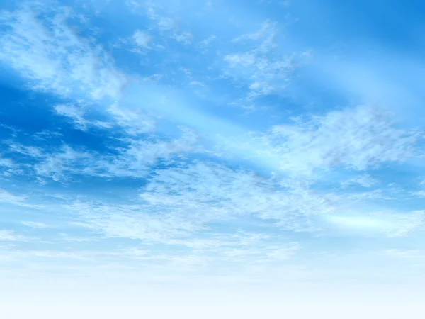 Blauwe natuurlijke hemel met wolken — Stockfoto